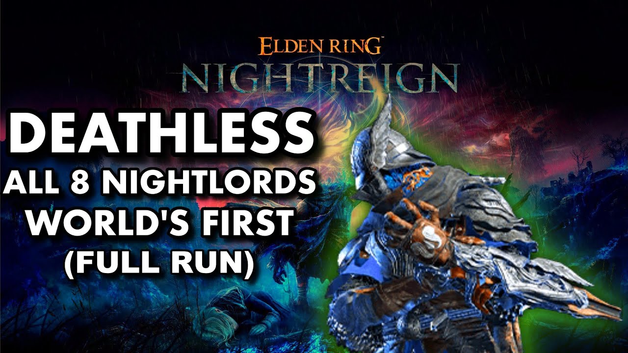 Elden Ring Nightreign All 8 Nightlords in a row, Deathless - Full Run (World's First)
