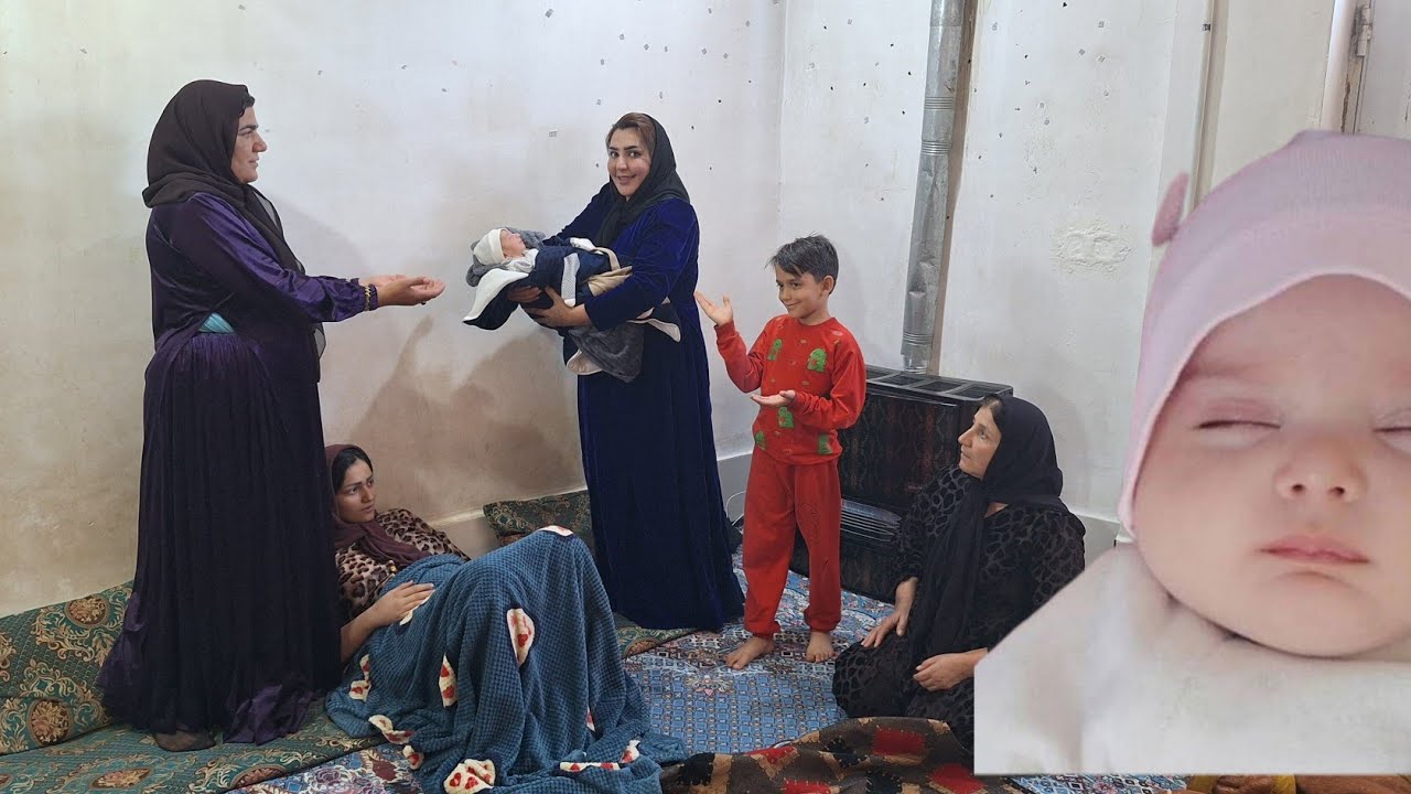 💖 The moment when grandmother and granddaughter meet! Akram's loving efforts to welcome them 👶🤍
