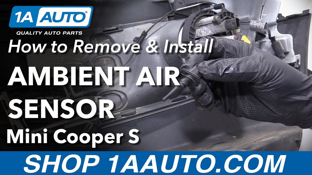 How to Install Ambient Air Sensor 02-10 Mini Cooper S