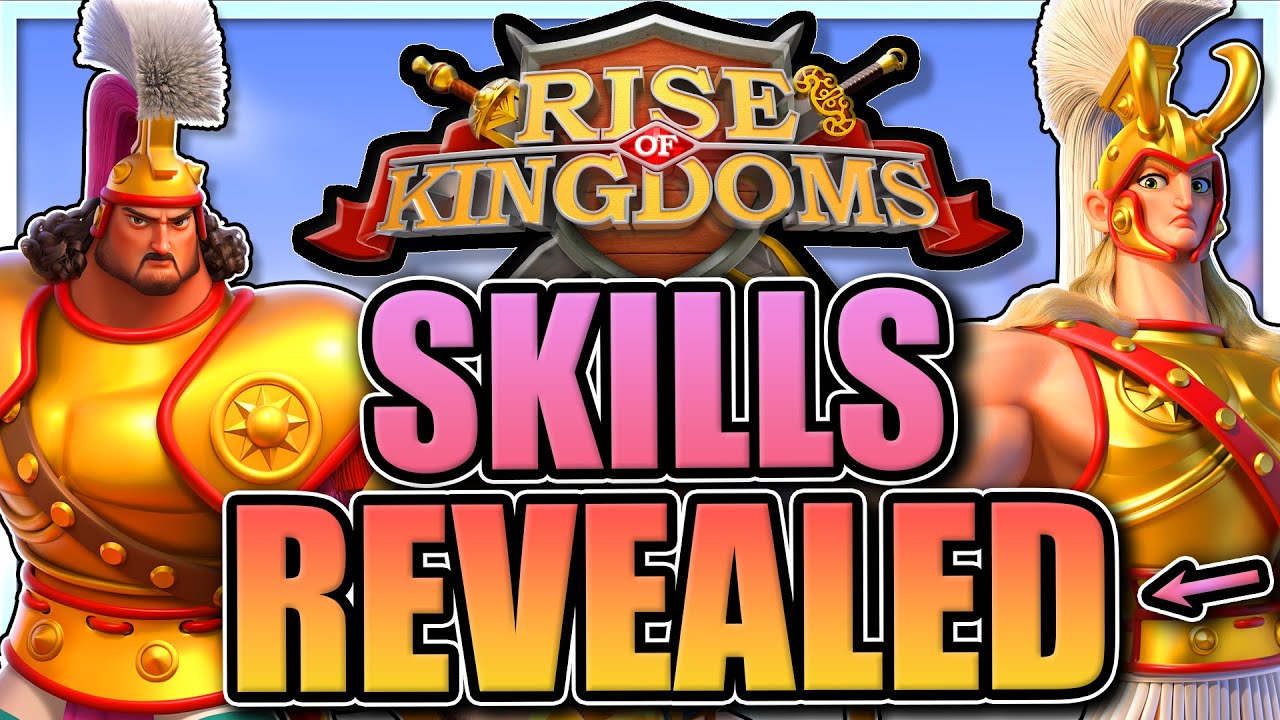 Раскрыты навыки Ахиллеса и Гектора [насколько они хороши?] Rise of Kingdoms
