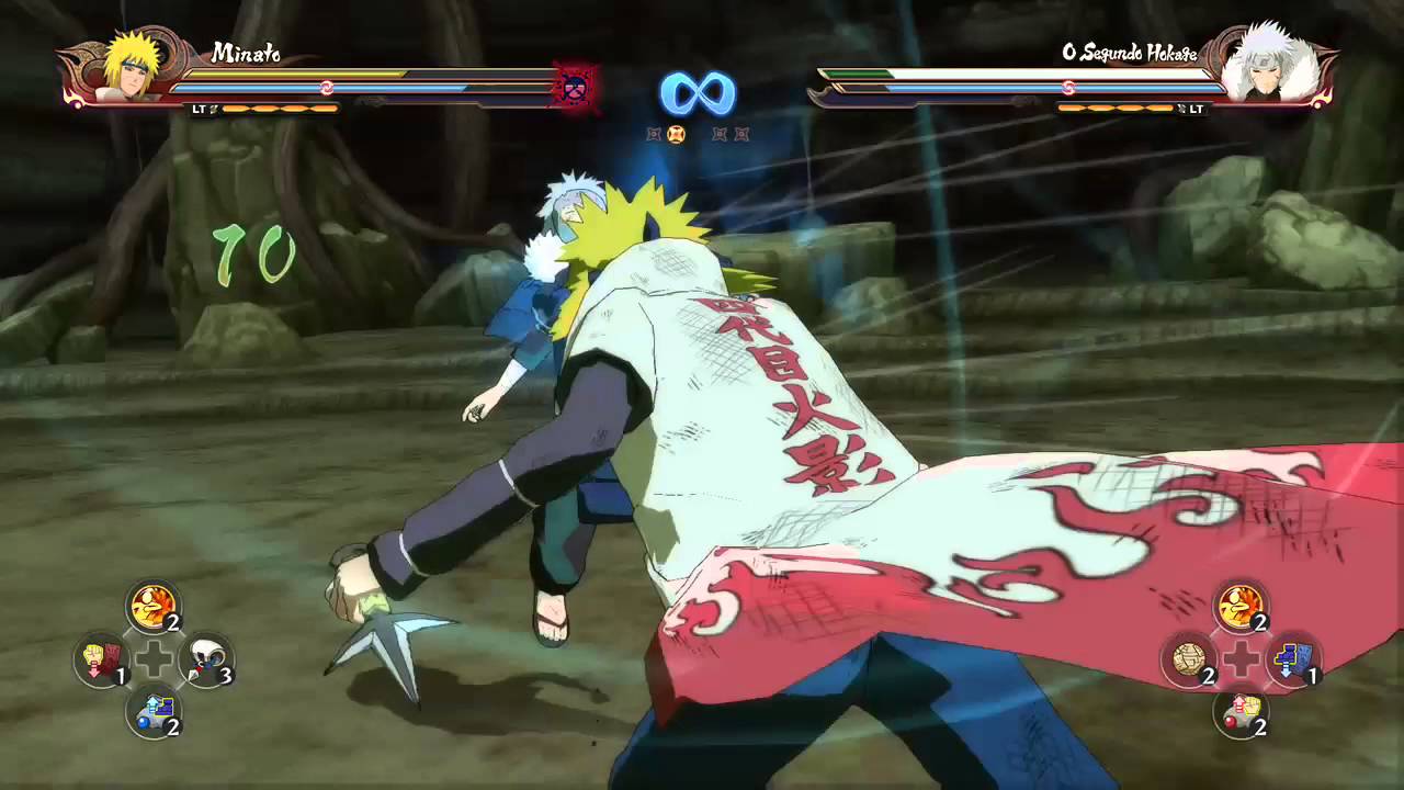 Naruto Storm 4 Dublado PT-BR Minato Namikaze vs Tobirama Senju