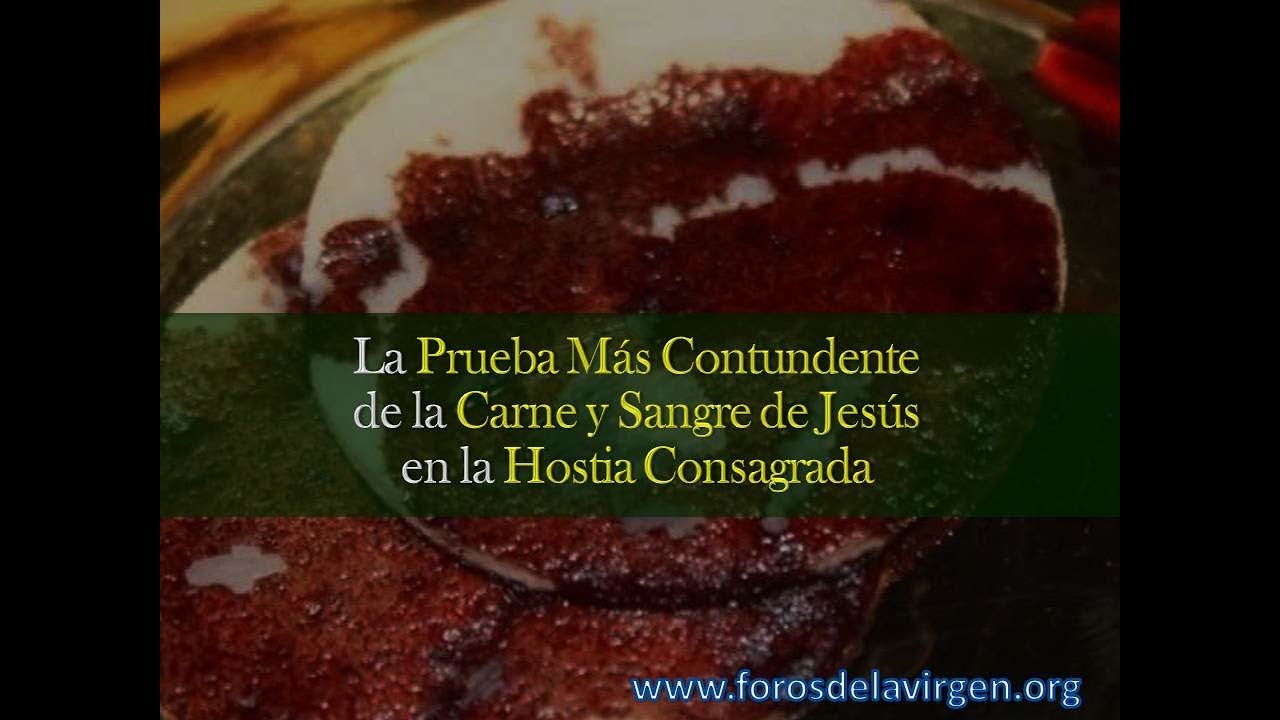 La Prueba Más Contundente de la Carne y Sangre de Jesús en la Hostia Consagrada