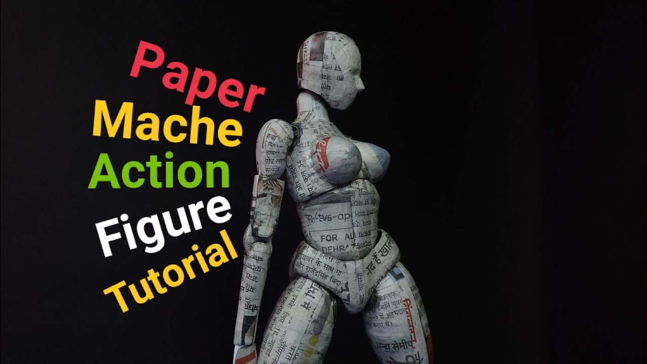 Girl  |  Paper Mache Action figure #art #actionfigure 