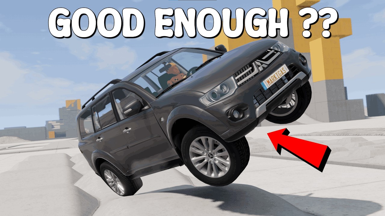Mitsubishi Pajero Sport EXTREME DESTRUCTION TEST | BeamNG.Drive