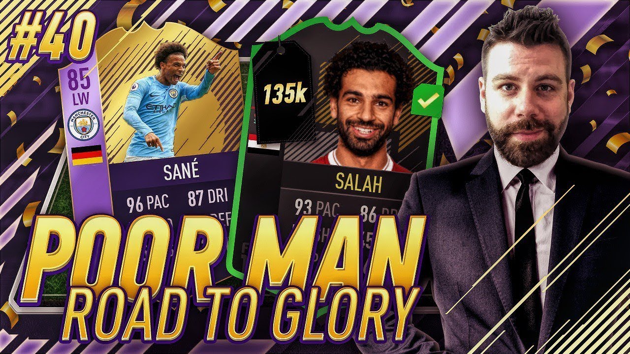 POTM SANE INVESTMENTS! OTW SALAH SNIPE FOR 135K! - Poor Man RTG #40 - FIFA 18 Ultimate Team