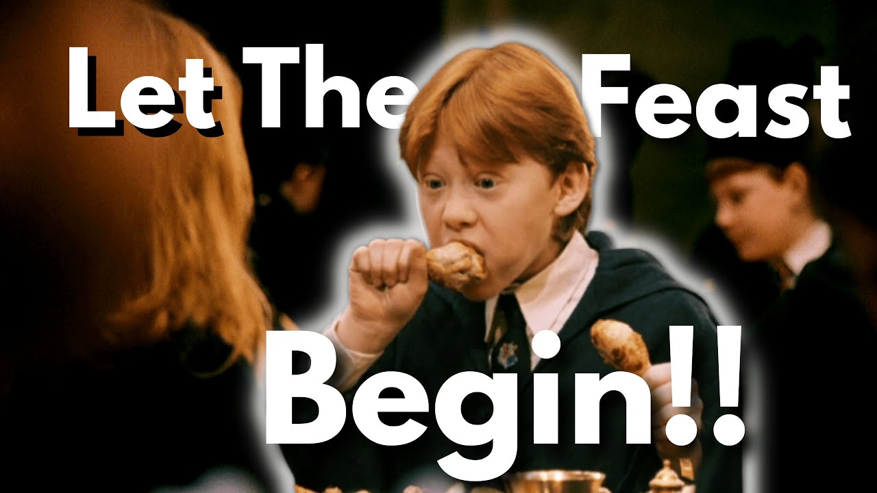 Let The Feast Begin | Harry Potter All Food Scenes | Thanksgiving Edition Video