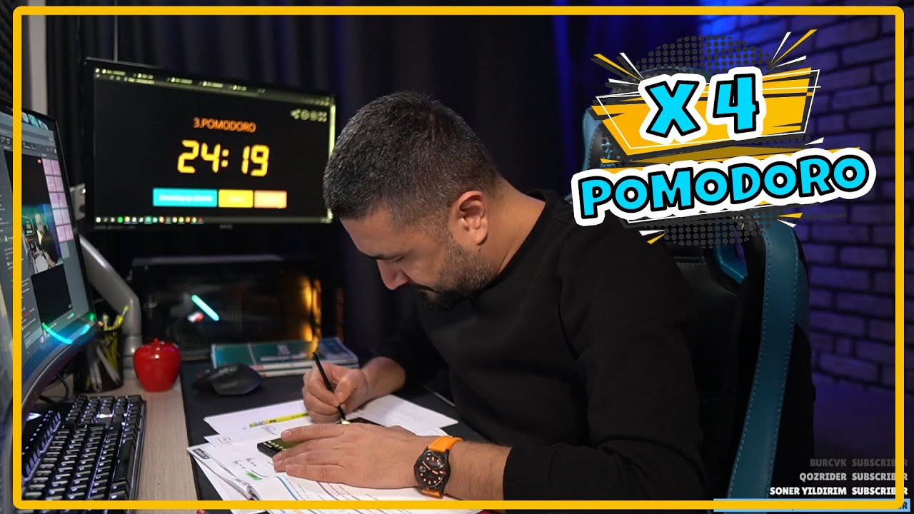 Pomodoro Birlikte Çalışıyoruz # 5 | Koçum Benim|  #pomodoro #birlikteçalışalım