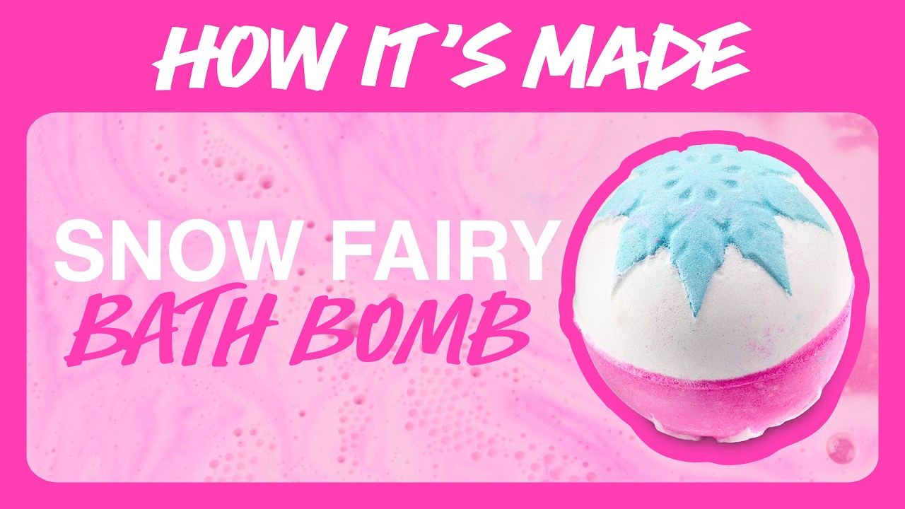 Как это делается: бомбочка для ванны «Снежная фея»