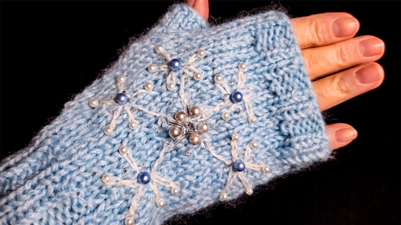 Knitting Mittens 