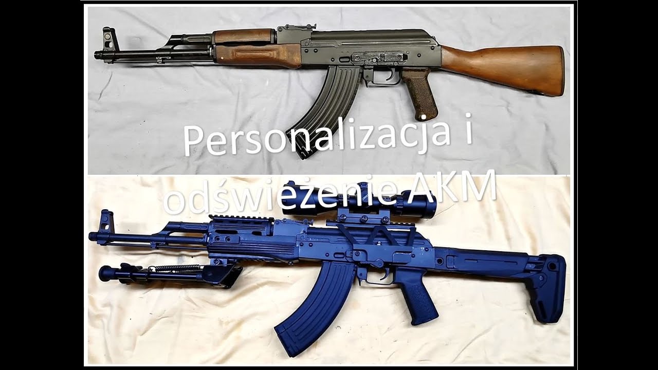 Personalizacja AKM | odświeżenie Kalashnikov AK47 | 11 w owalu | Łucznik |Detailing broni | DIY