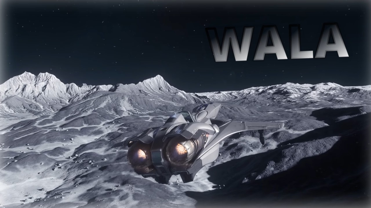 Star Citizen - Flying the Surface of Wala - 4.6 Alpha LIVE