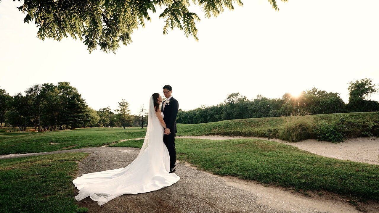 Valleybrook Country Club Wedding | Evangeline & Jaeyi&rsquo;s South Jersey Ceremony & Sparkler Exit
