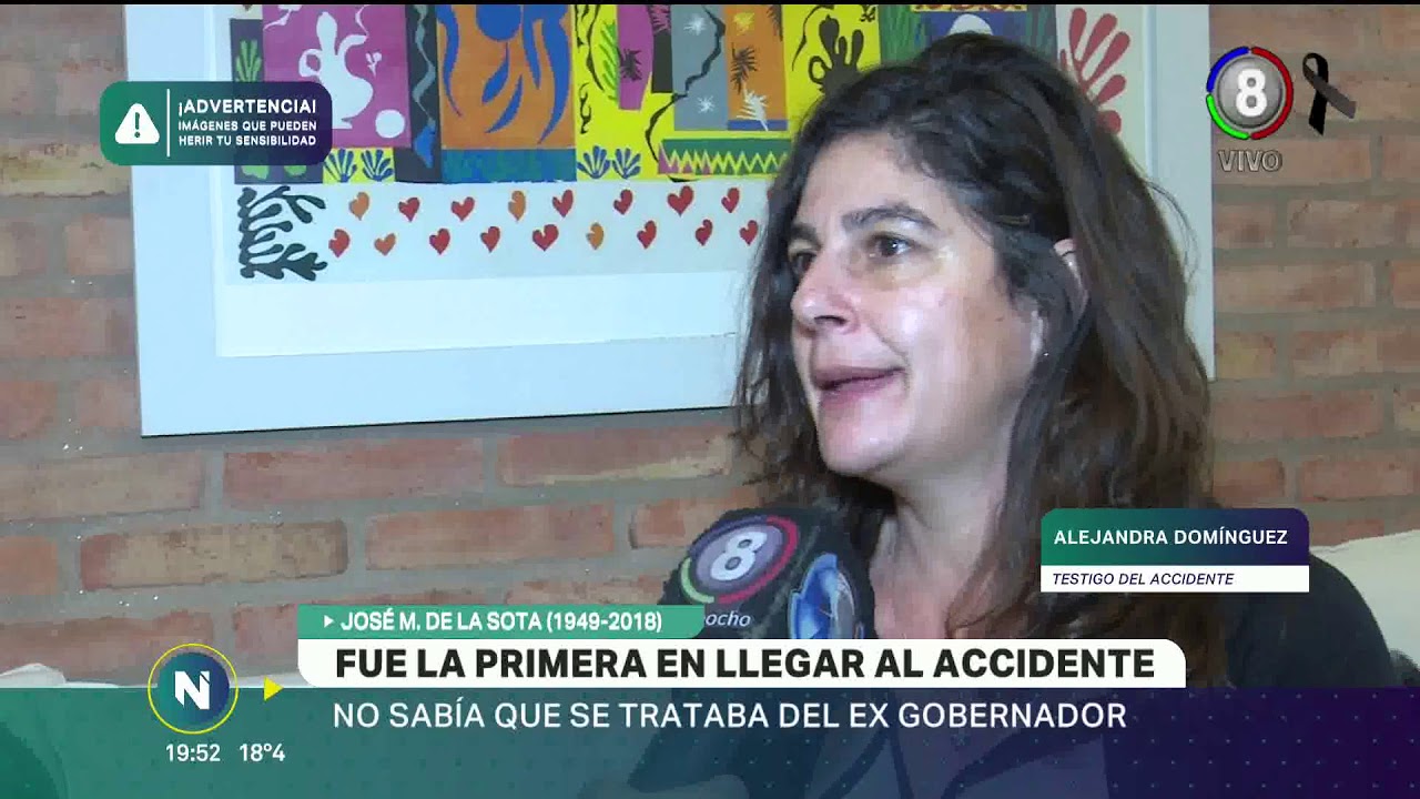 Murió De la Sota: Habló la testigo del trágico accidente