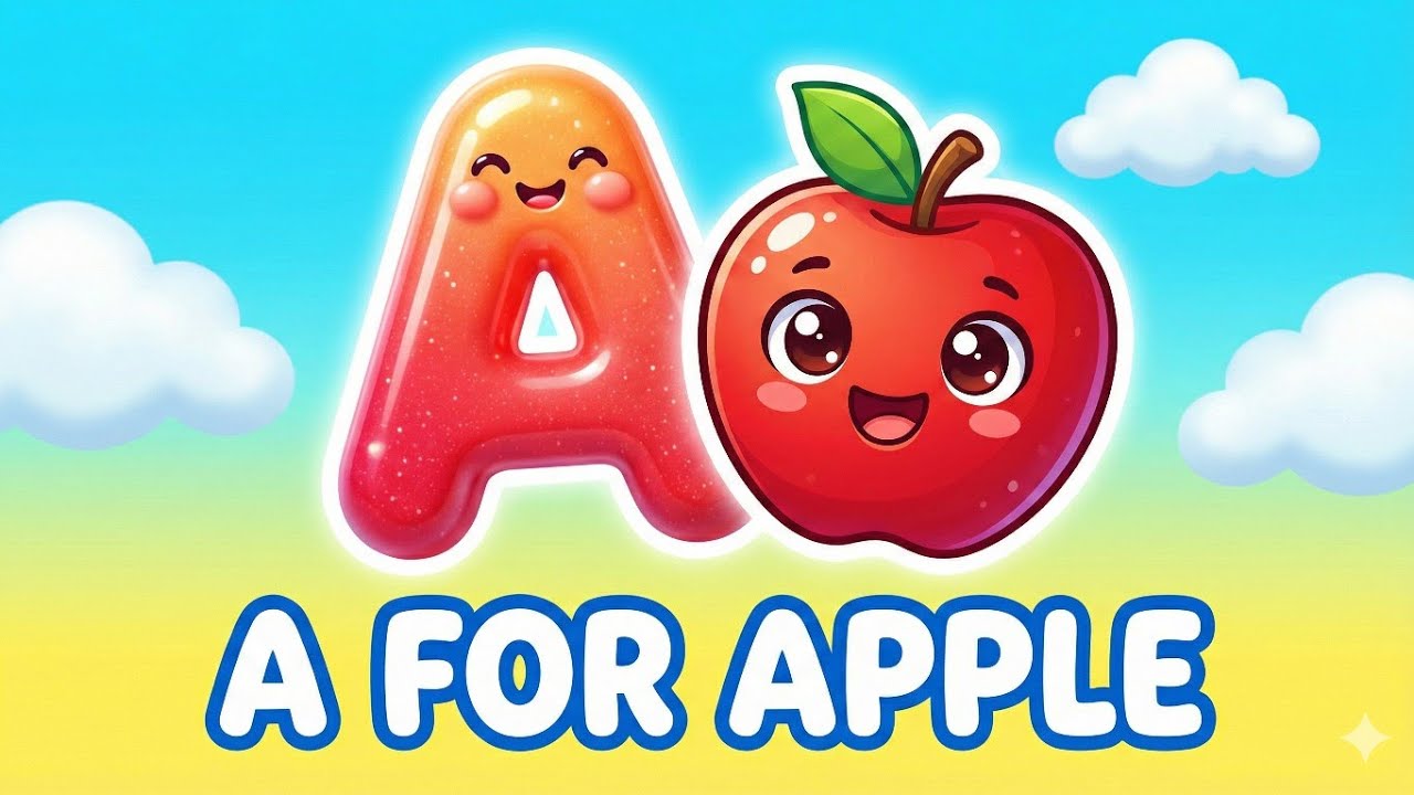 A for Apple 🍎 | ABC Song for Kids | Learn Alphabet A to ZABC Song for Kids |