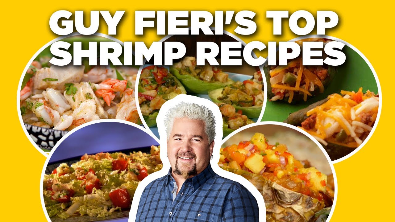 Guy Fieri's Top Shrimp Recipe Videos | Guy's Big Bite | Food Network