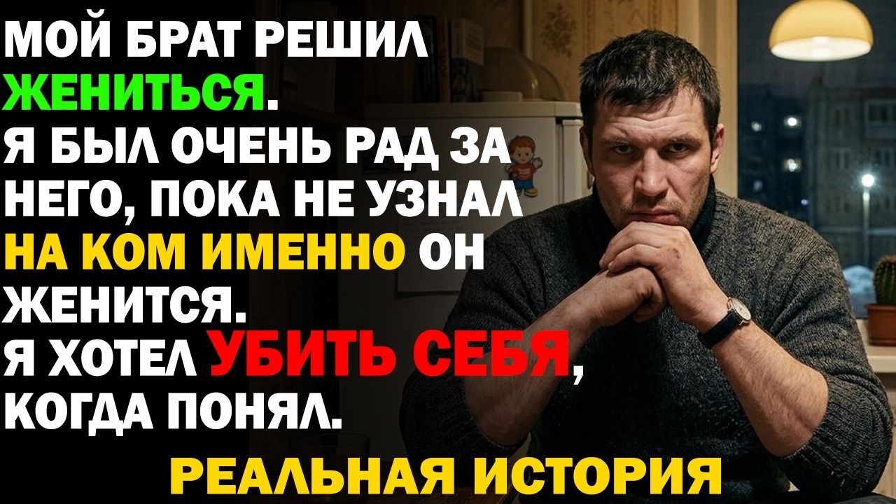 Я узнал, на ком ЖЕНИТСЯ мой Брат — после этого я хотел УБИТЬ СЕБЯ.