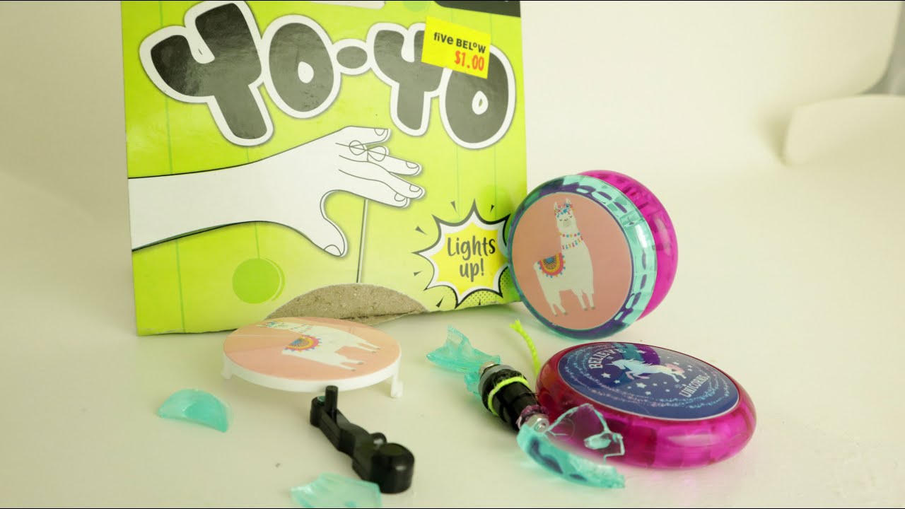 $1 Light Up YoYo From 5 Below Unboxing, Review, and durability test.