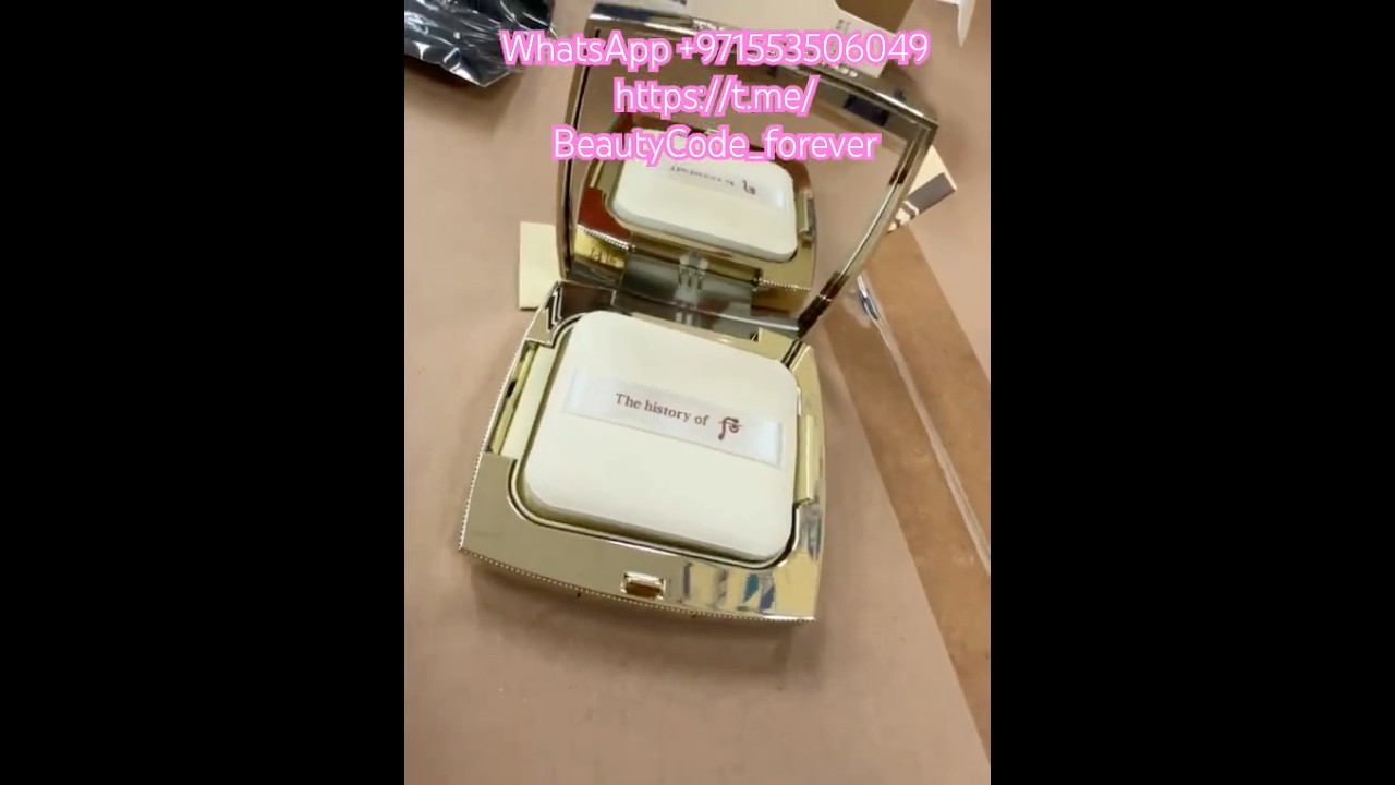 THE HISTORY OF WHOO Gongjinhyang Mi Velvet Powder Pact #powder #makeup #luxurybeauty #makeupluxury