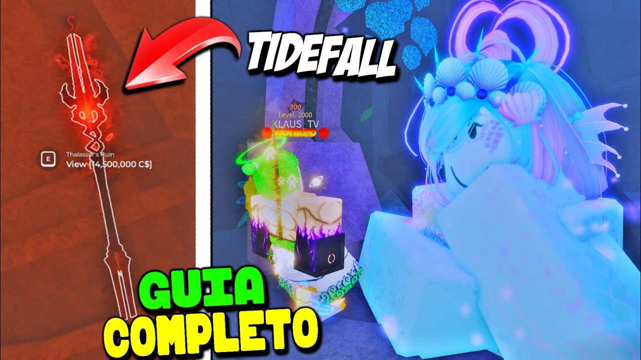 COMO PEGAR THALASSAR'S RUIN ROD - GUIA COMPLETO UPDATE TIDEFALL NO FISCH