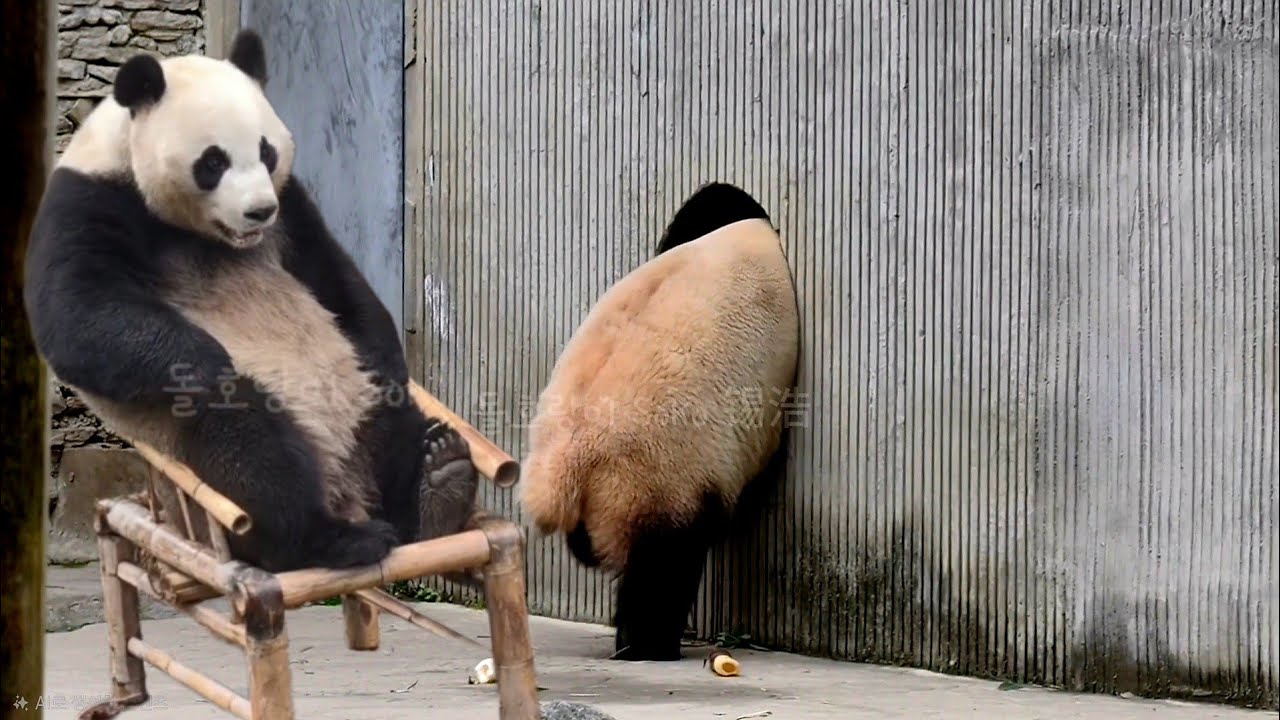 푸야는 들어 가고...슈양이는...!?ㅋㅋㅋ | 선수핑 슈양 Panda Xiuyang