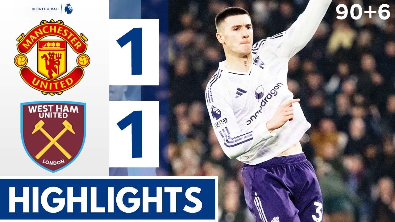 West Ham vs Man United 1-1 &bull; Highlights & All Goals &bull; Benjamin Sesko Goal