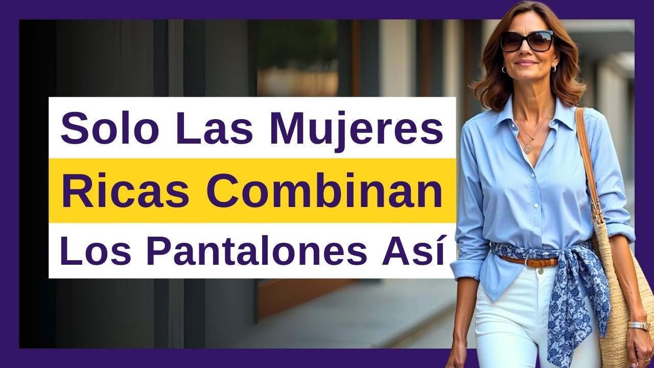 7 Trucos Geniales Para Combinar Jeans Blancos Despu&eacute;s de Los 50 y Lucir Elegante y Rica Al Instante