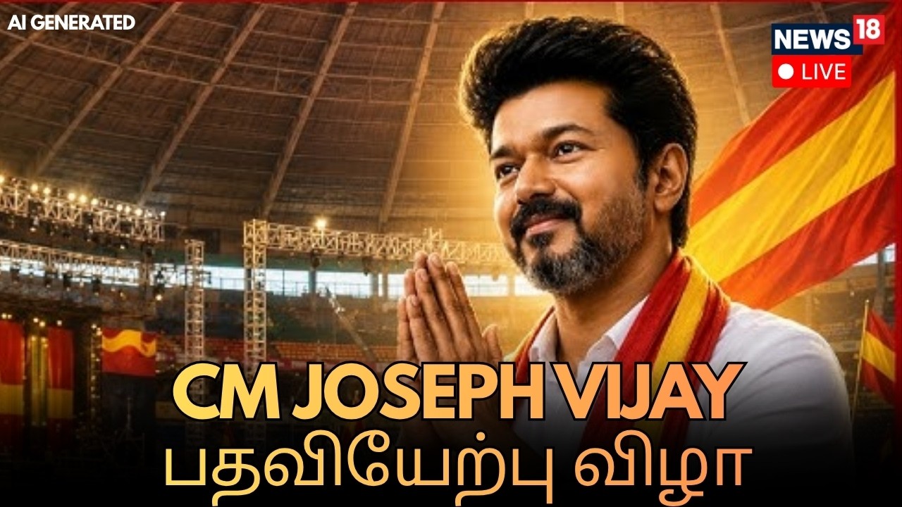 Vijay Oath Ceremony LIVE| Tamil Nadu Gets Its New Chief Minister: TVK Chief Joseph Vijay |Tamil Nadu