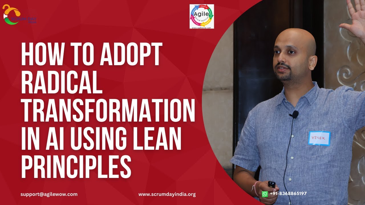 How to Adopt Radical Transformation in AI using Lean Principles #leanstartups #learning #training