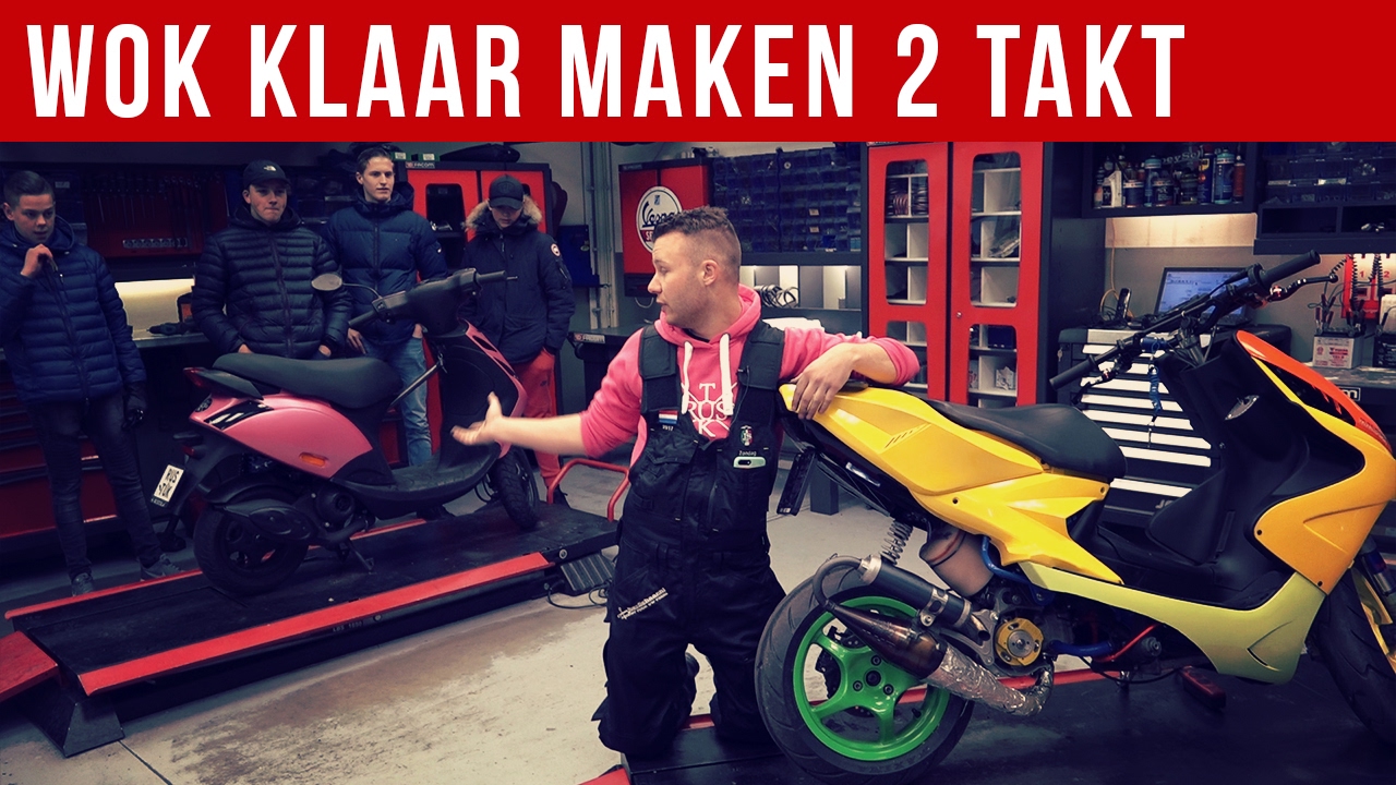2 TAKT SCOOTER WOK KEURING KLAAR MAKEN  | VOL GAS MET JOEY