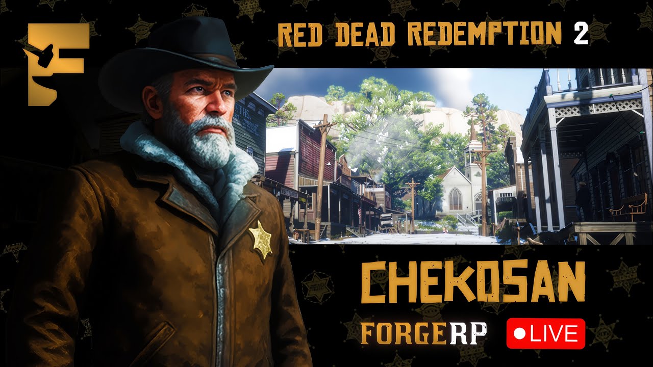 RDR 2💙💛 - FORGE RP - Патруль з @Hickok37 . ПРОМО - WHITE 💙💛