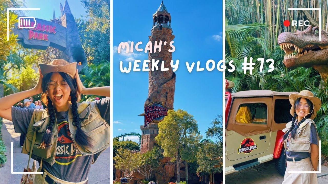 Come with us to Universal’s Island of Adventure!! | Weekly Vlogs #73