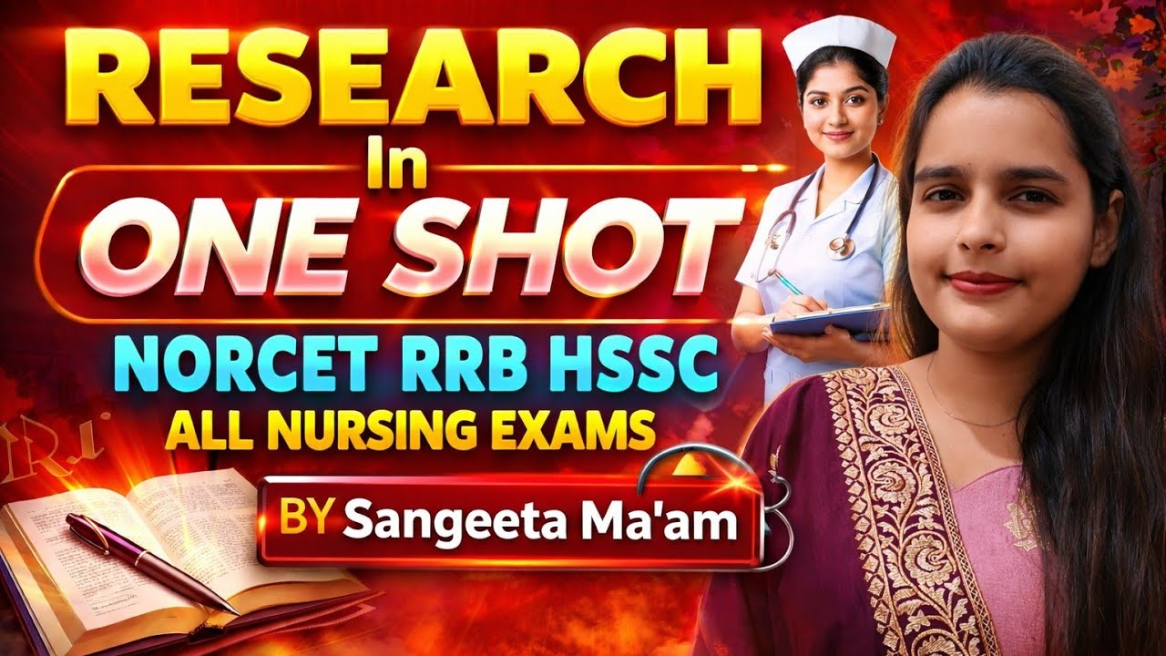 Research One Shot Revision| Research MCQ|All Nursing Competitive Exams |BSC Nsg ,Msc Nsg|#bscnursing