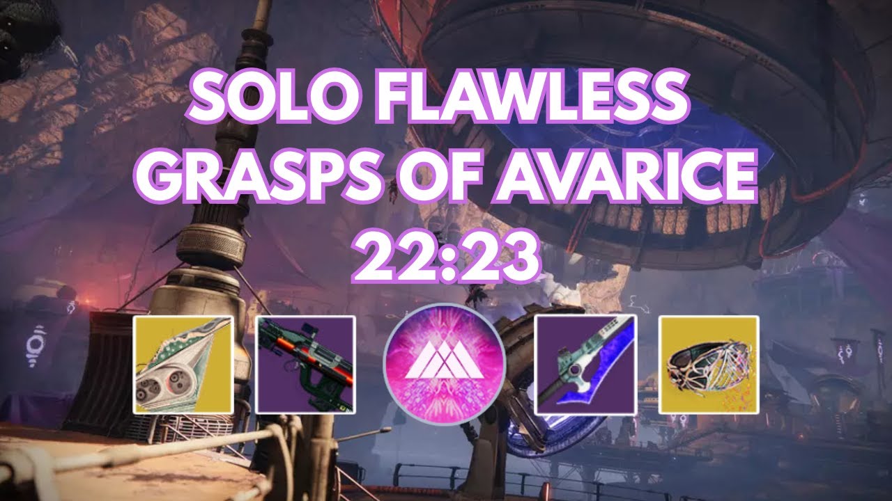Solo Flawless Grasp Of Avarice - Prismatic Warlock (Ash & Iron) PB Run