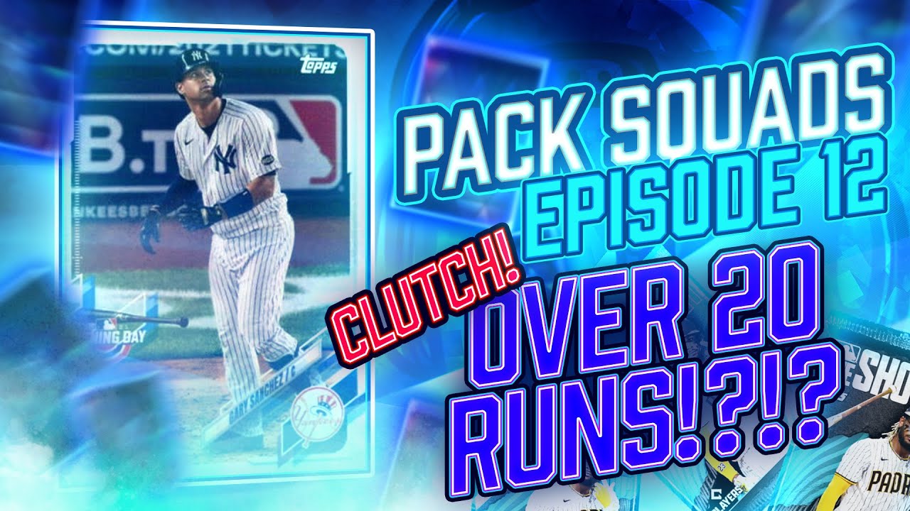 LONGEST HOMER AND MOST PACKS EVER! PACK SQUADS #12 MLB THE SHOW 21 DIAMOND DYNASTY!