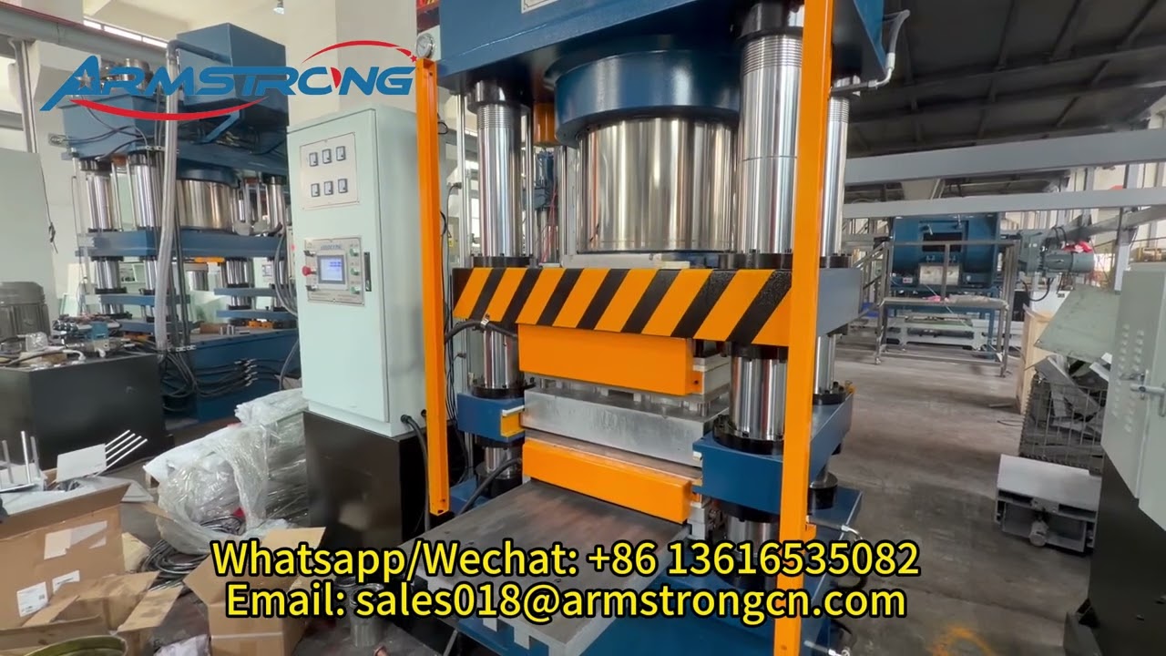 CV Brake Pad Press Machine & Mold Test