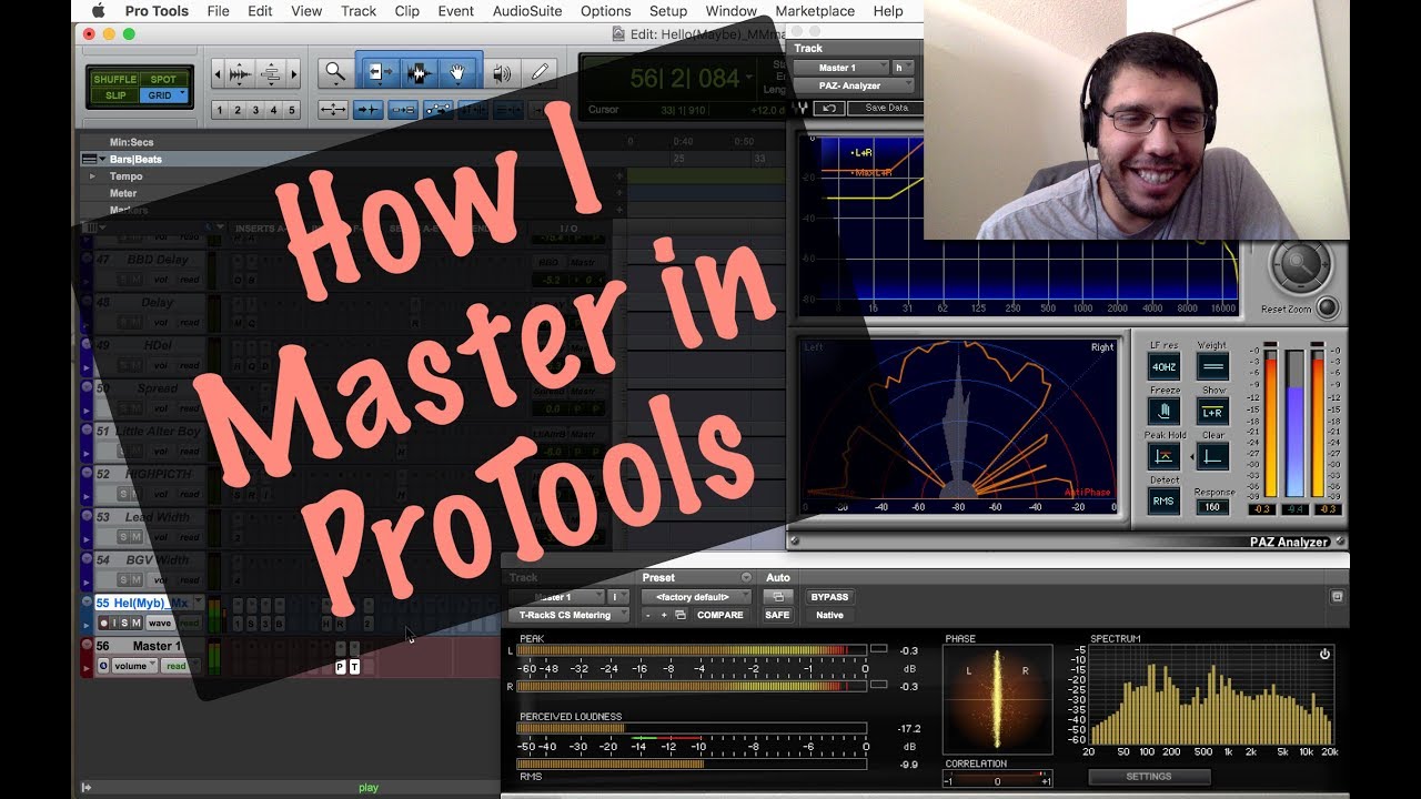 How I Master in Pro Tools @MattMontanez