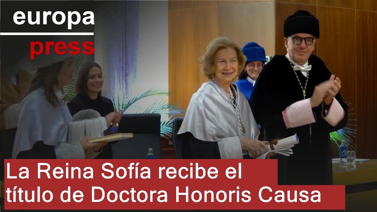 La Reina Sofía es investida Doctora Honoris Causa por la Universidad de Las Palmas