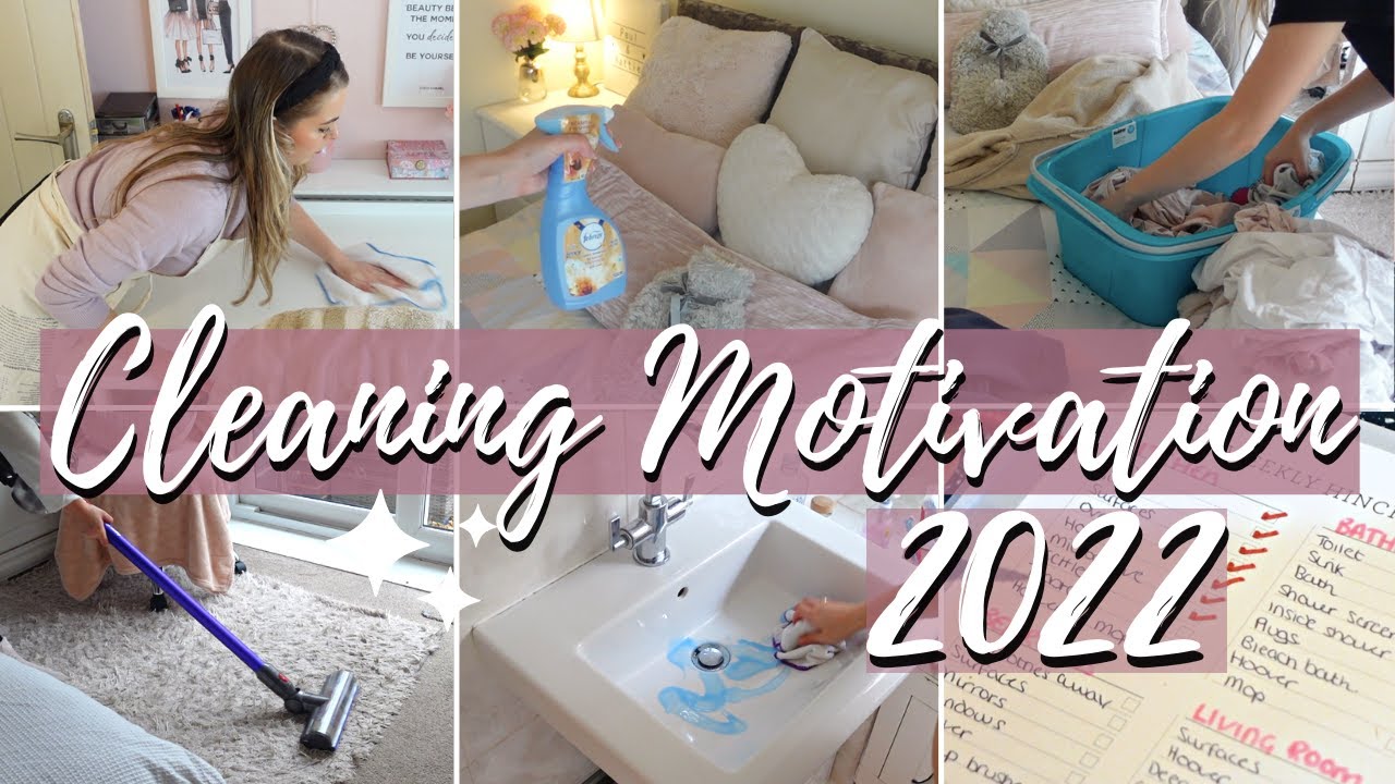 Ultimate cleaning motivation for 2022 - extreme deep cleaning marathon clean with me part 1