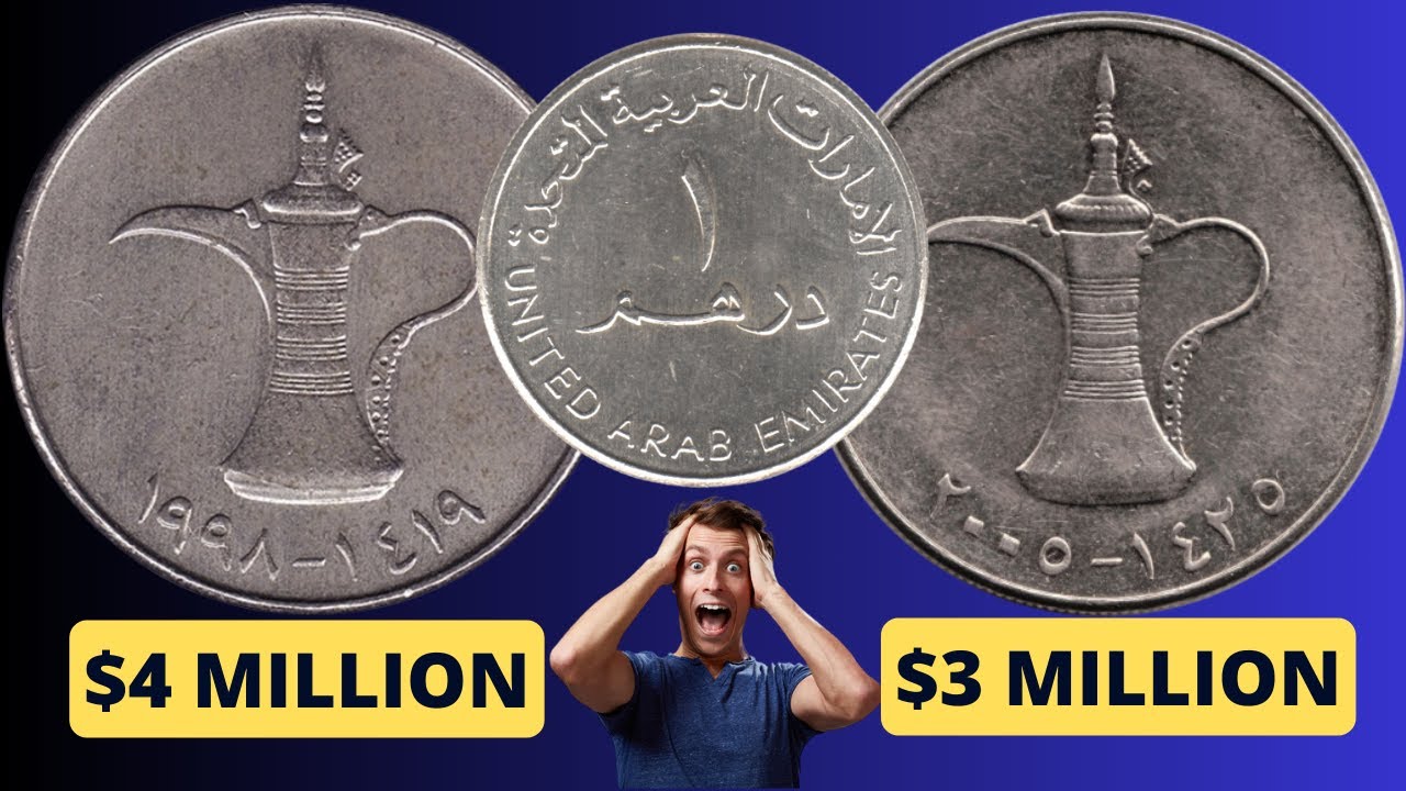 Unbelievable Finds: Rare 2 Super 1 Dirham Coins Worth Millions - Discover Its High Worth!