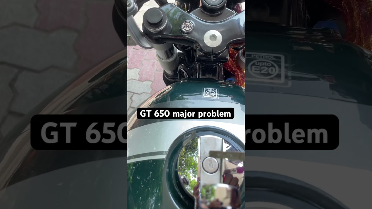 Big disadvantage of gt 650 #royalenfield