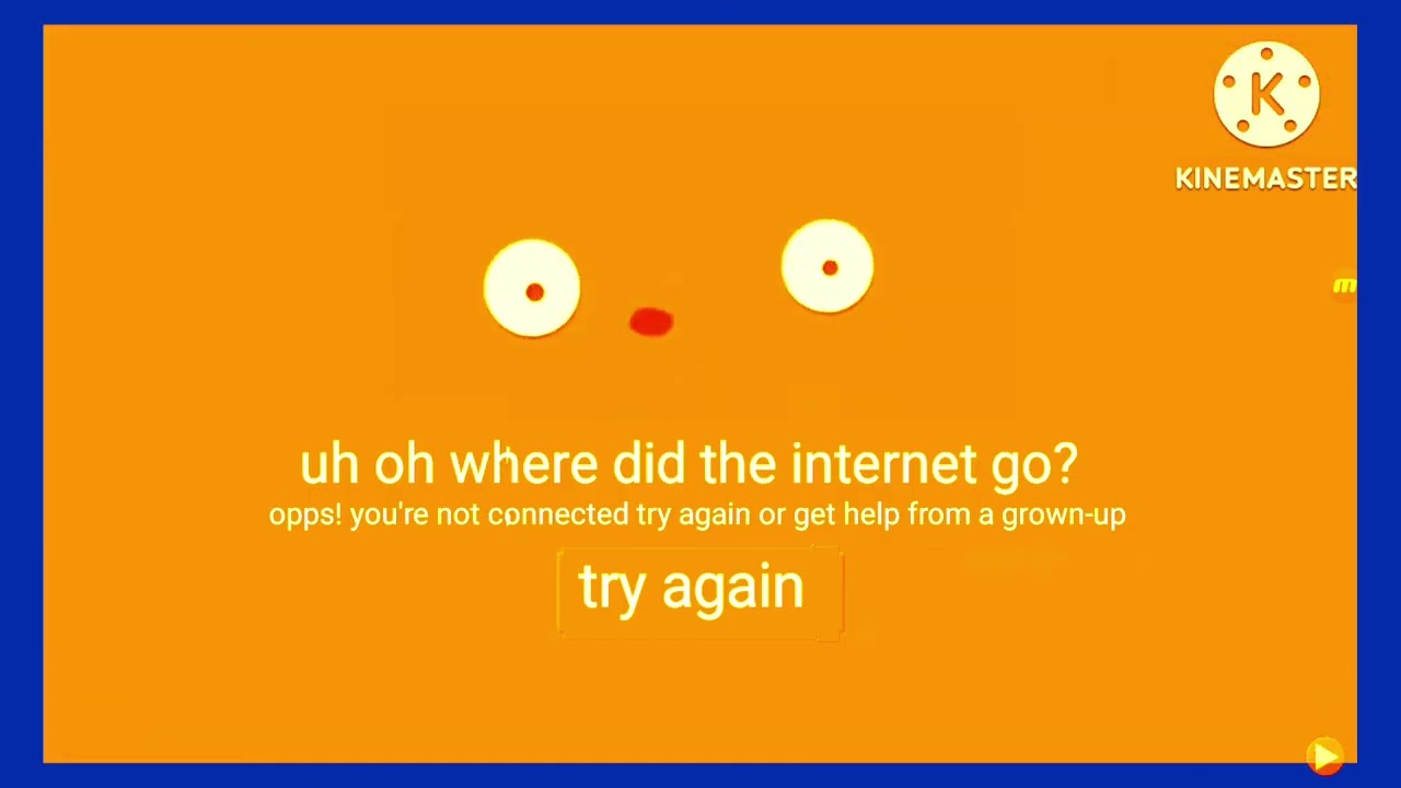 YouTube kids no connection effacts 