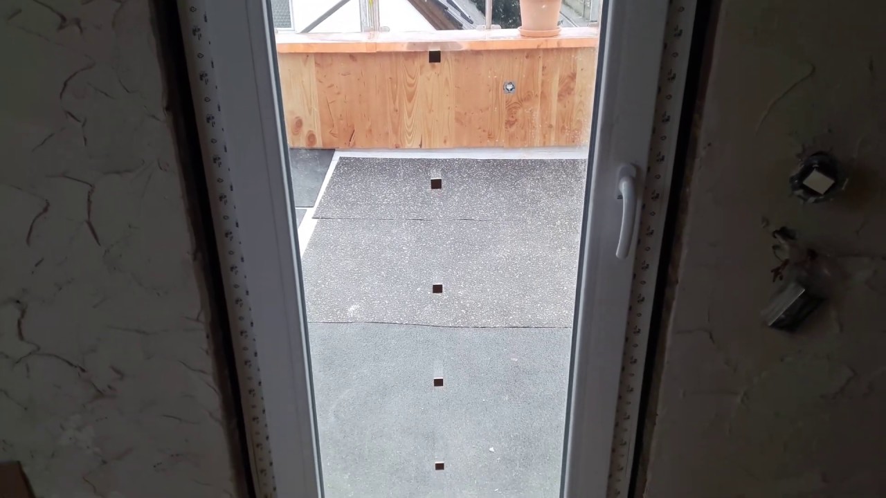 Balkontür, Terrassentür einstellen