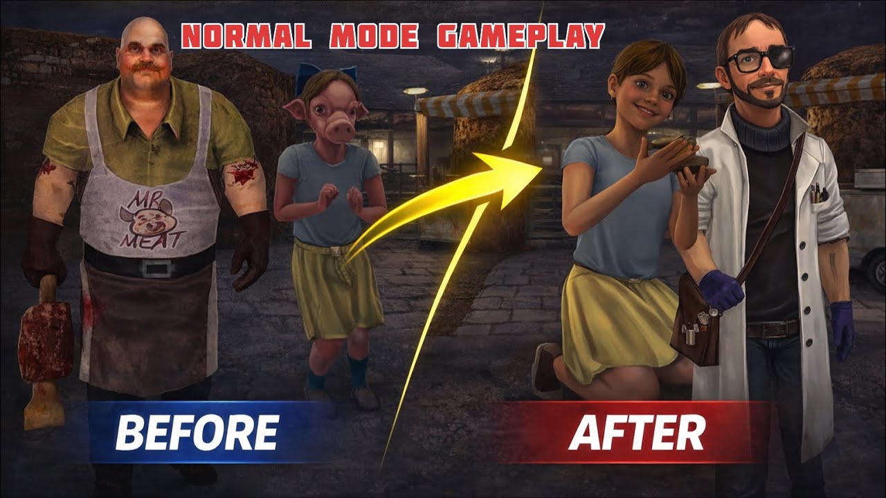 Mr meat 1 Rebecca escape | Mr meat scientist escape gameplay