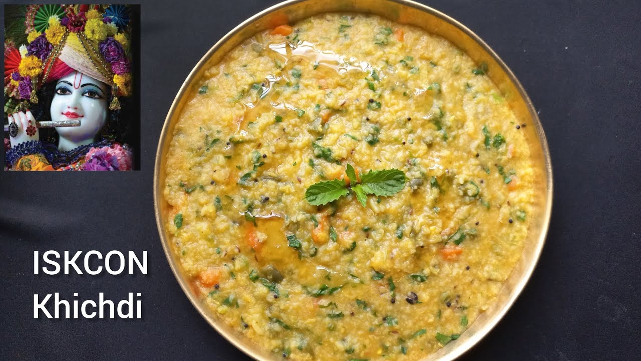 ISKCON Khichdi Recipe || ISKCON Prashadam || Vegetable Khichdi Recipe