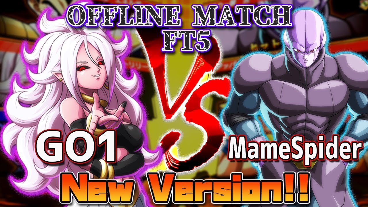 【DBFZ】GO1 VS Mamespider OFFLINE MATCH FT5 New Version!!