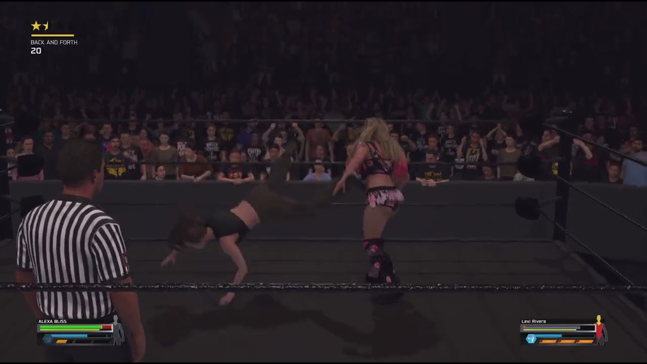 WWE 2K25: Alaxa Bliss Low blow Death To Lexi Rivera