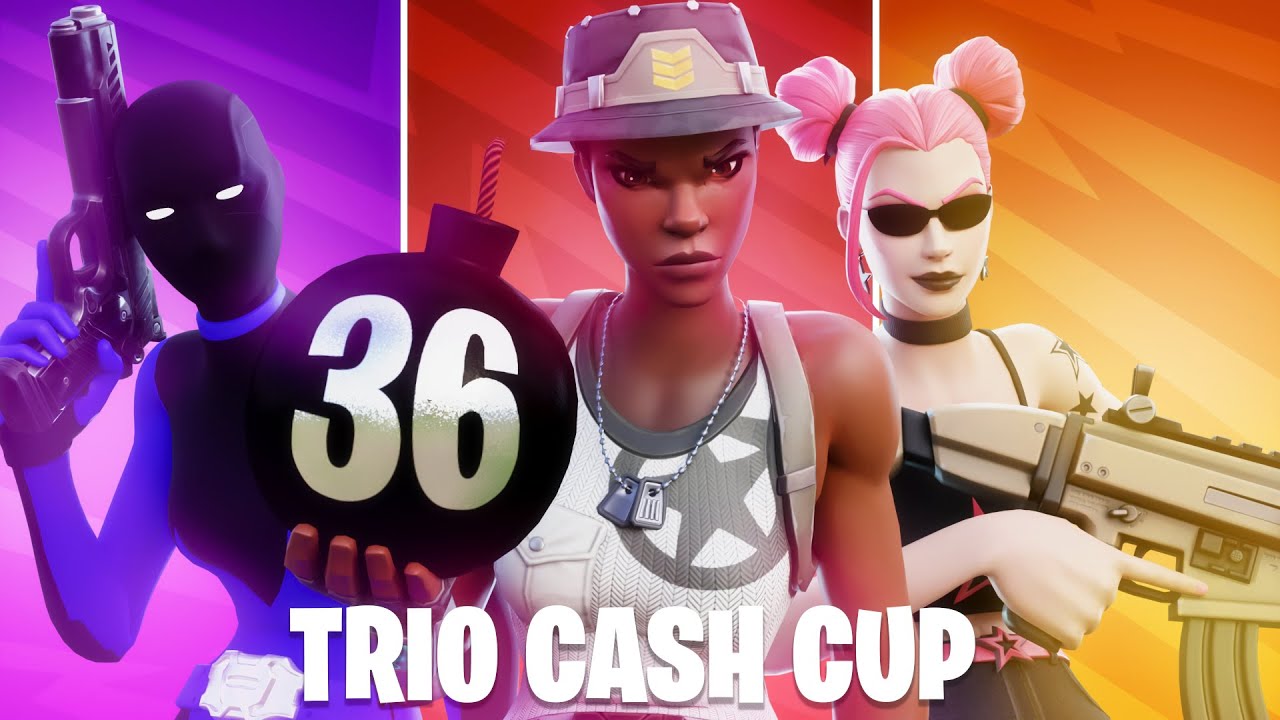 36 KILLS IN TRIO CASH CUP 💣  | Xsweeze w/ Andilex​ & Snayzy​