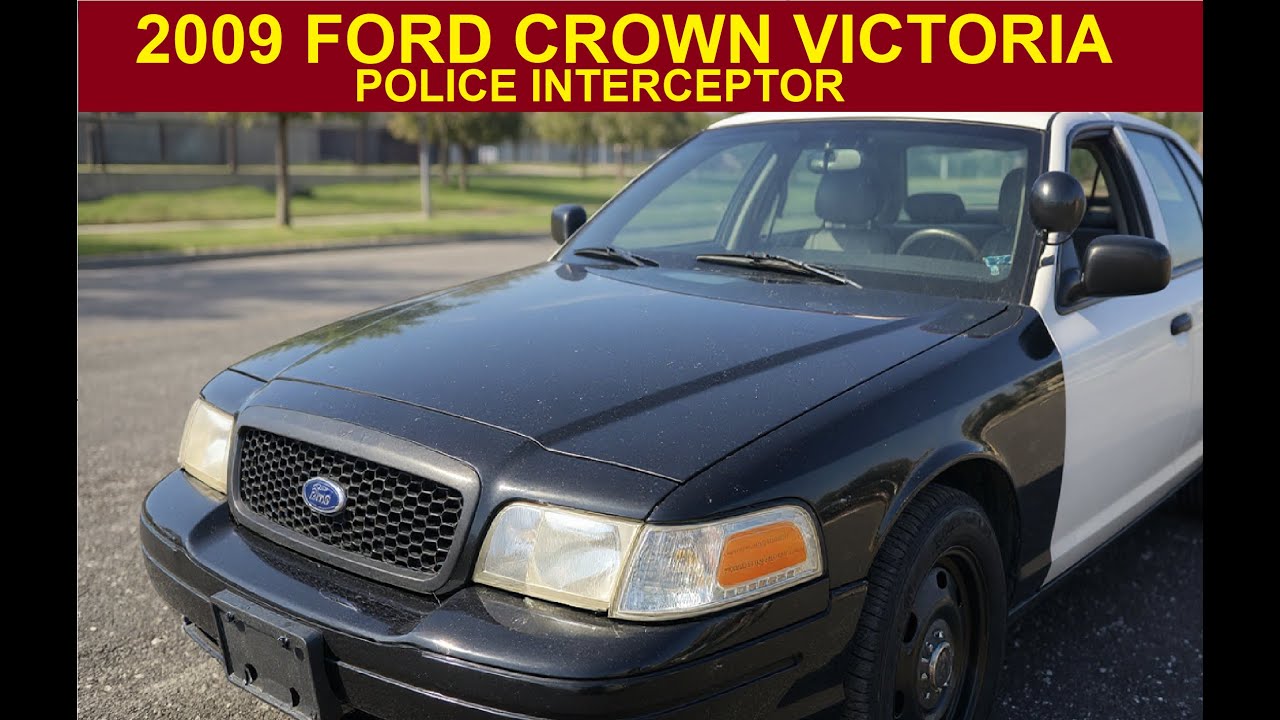 Searching a 2009 Ford Crown Victoria Police Interceptor