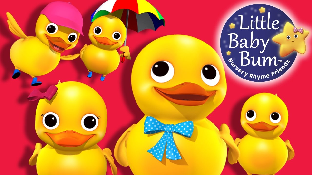 Five Little Ducks | Nursery Rhymes for Babies by LittleBabyBum - ABCs and 123s