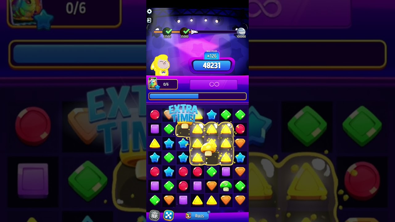 Match masters cosmic rush mighty mushrooms +100000 score #matchmasters #matchmasterssolochallenge
